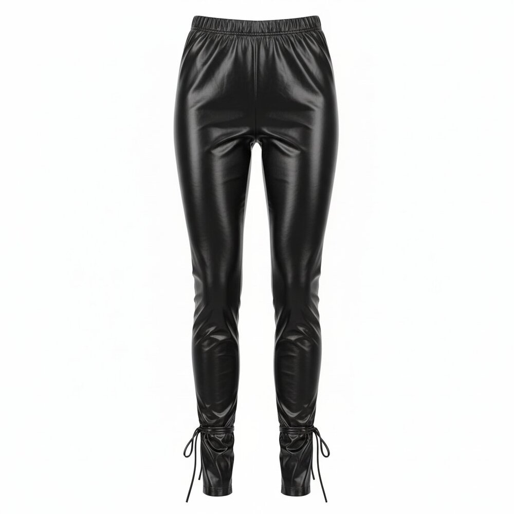 FashionNova Black Faux Leather Pants Size XL NWT